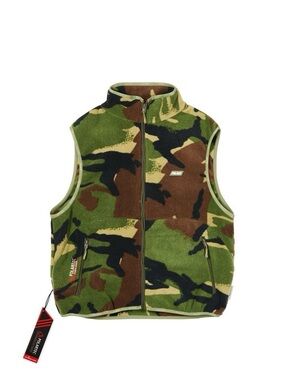 Palace Polartec Vest Woodland DPM Camo Size Large FW24 Ski Snowboard fleece
